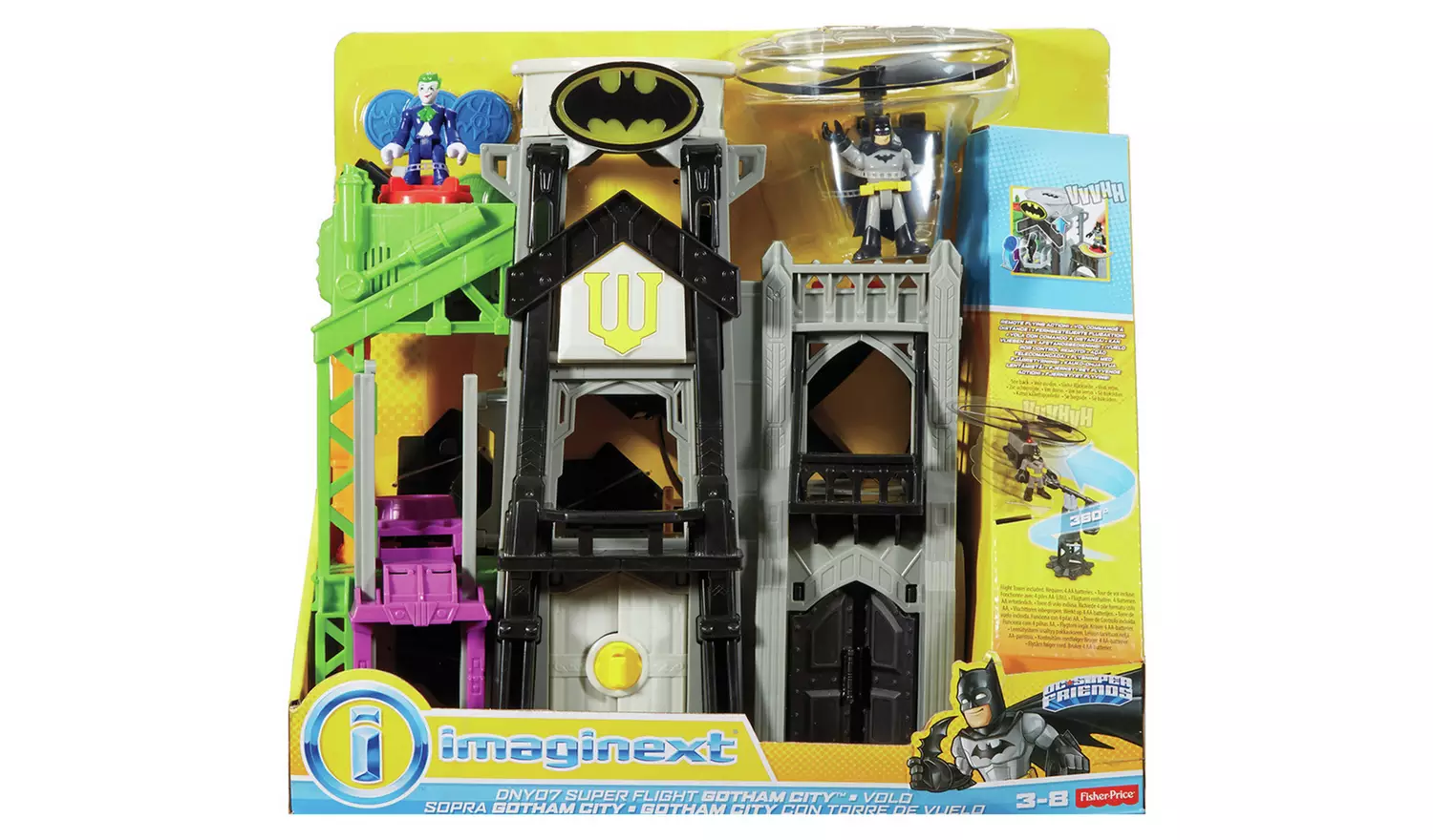 imaginext super flight gotham city